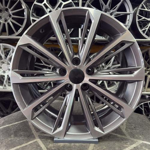 18 inç 5x112 Verona Gun Metal Elmas Kesim Jant Modeli (4 Adet)