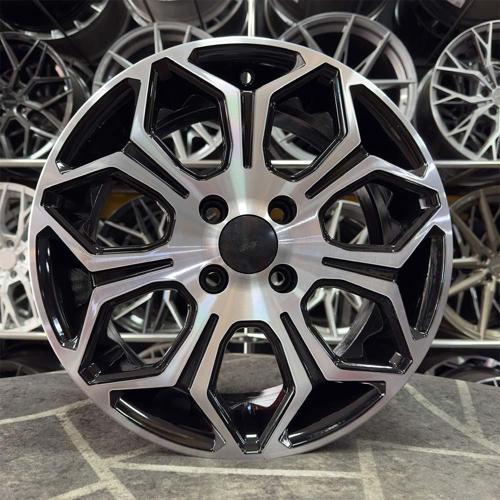 16 inç 4x100 Clio Getz İ20 Fiorino Siyah Elmas Kesim Jant Modeli (4 Adet)