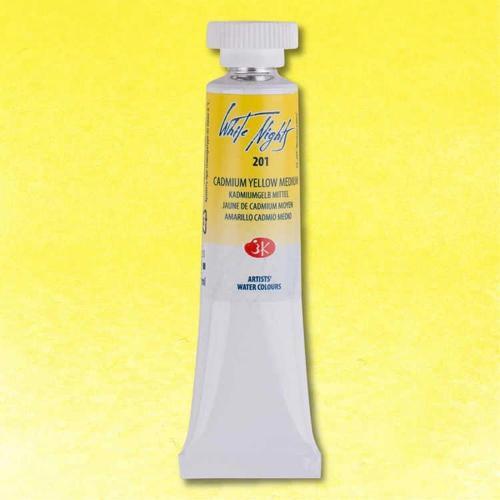 White Nights Tüp Sulu Boya 10 ml. 201 Cadmium Yellow Medium