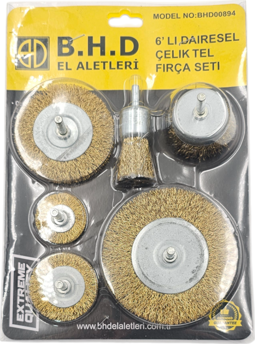 B.H.D BHD00894 6'Lı Saçaklı Fırça Seti