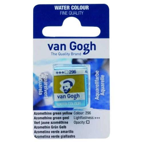 Van Gogh 1/2 Tablet Sulu Boya 296 Azomethine Green Yellow