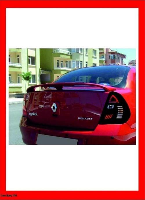 Renault Clio 2 Sedan Stop Farı Led Görünümlü Folyo Kaplama-orjinal Çizim-birebir Uyumlu-stop Kaplama