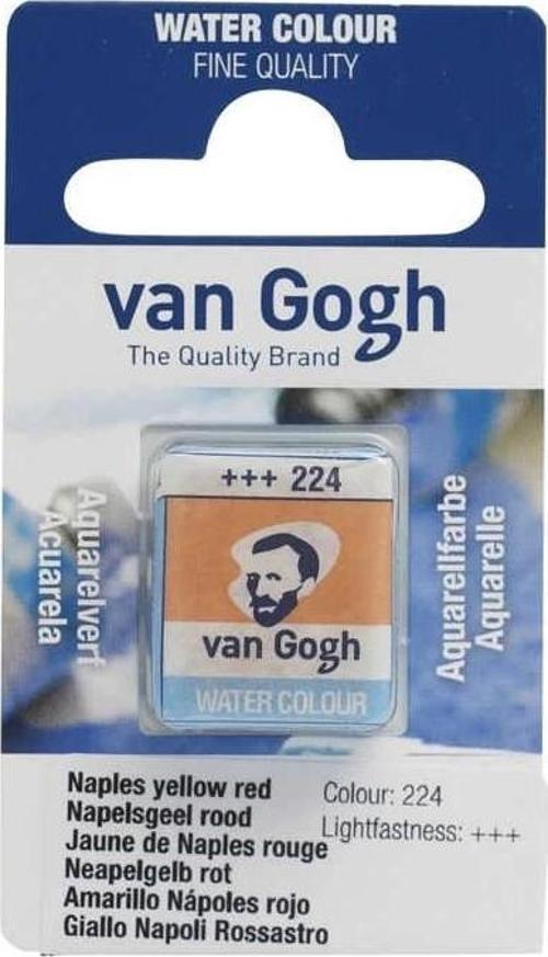 Van Gogh 1/2 Tablet Sulu Boya 224 Naples Yellow Red