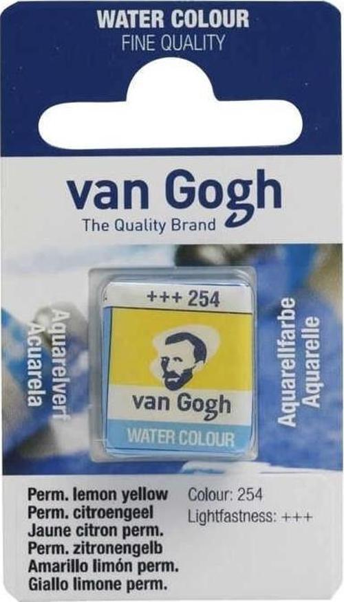 Van Gogh 1/2 Tablet Sulu Boya 254 Permanent Lemon Yellow