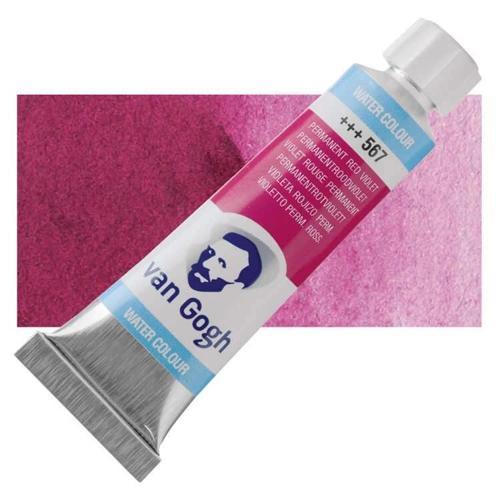 Van Gogh 10 ml. Tüp Sulu Boya 567 Permanent Red Violet