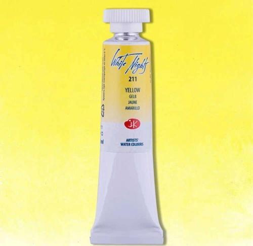 White Nights Tüp Sulu Boya 10 ml. 211 Yellow
