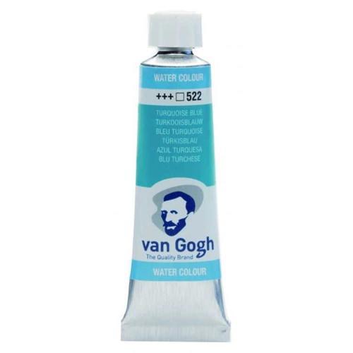 Van Gogh 10 ml. Tüp Sulu Boya 522 Turquoise Blue