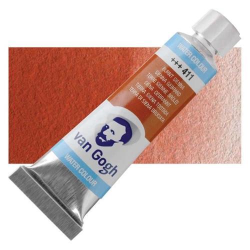 Van Gogh 10 ml. Tüp Sulu Boya 411 Burnt Sienna