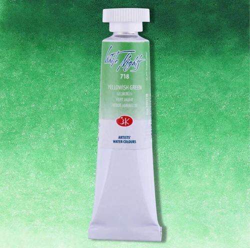 White Nights Tüp Sulu Boya 10 ml. 718 Yellowish Green