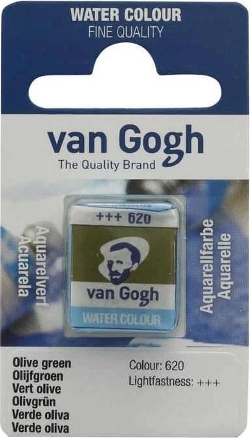 Van Gogh 1/2 Tablet Sulu Boya 620 Olive Green