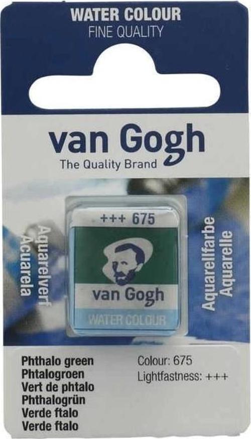 Van Gogh 1/2 Tablet Sulu Boya 675 Phthalo Green