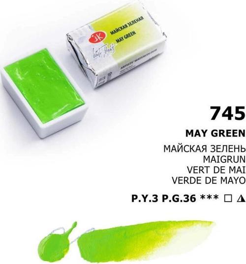 White Nights Tam Tablet Sulu Boya 745 May Green