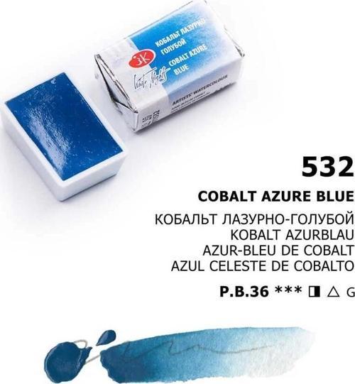 White Nights Tam Tablet Sulu Boya 532 Cobalt Azure Blue