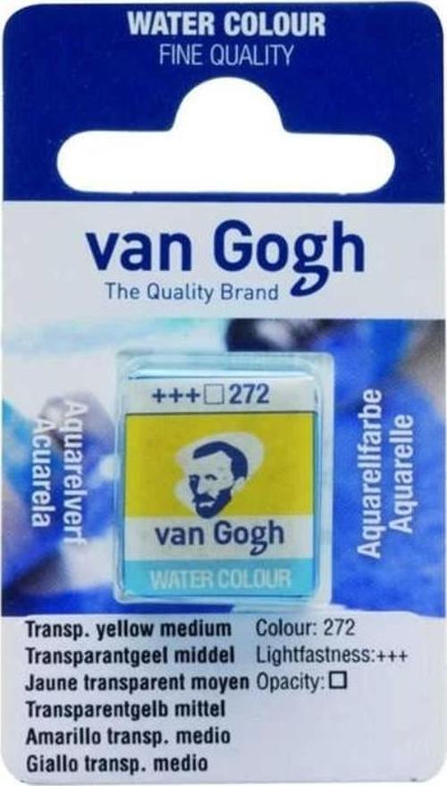 Van Gogh 1/2 Tablet Sulu Boya 272 Transparent Yellow Medium