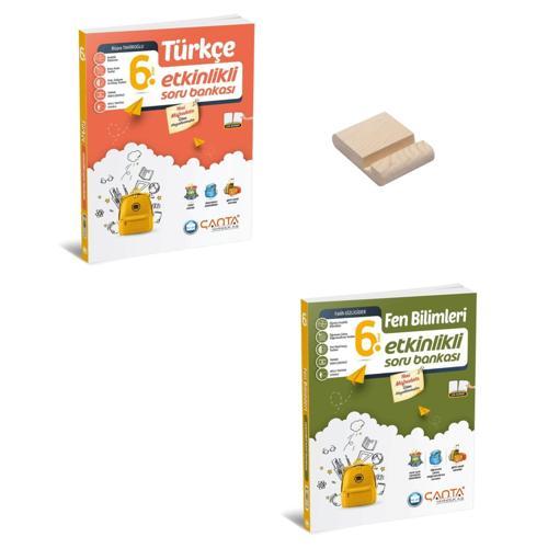 6. Sınıf Türkçe ve Fen Bilimleri Etkinlikli Soru Bankası + Telefon Standı