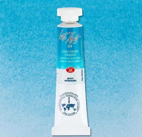 White Nights Tüp Sulu Boya 10 ml. 533 Chrome Cobalt Turquoise