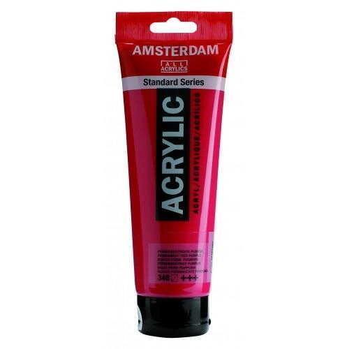 Amsterdam Akrilik Boya 120 ml. 348 Permanent Red Purple