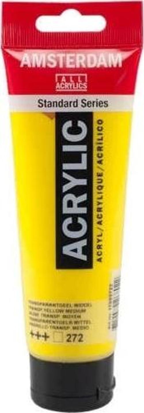 Amsterdam Akrilik Boya 120 ml. 272 Transparent Yellow Medium