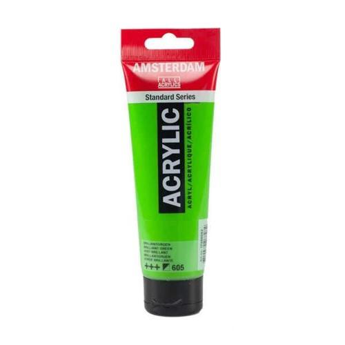 Amsterdam Akrilik Boya 120 ml. 605 Brilliant Green
