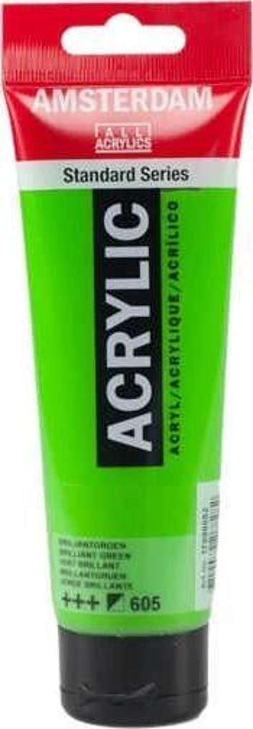 Amsterdam Akrilik Boya 120 ml. 605 Brilliant Green