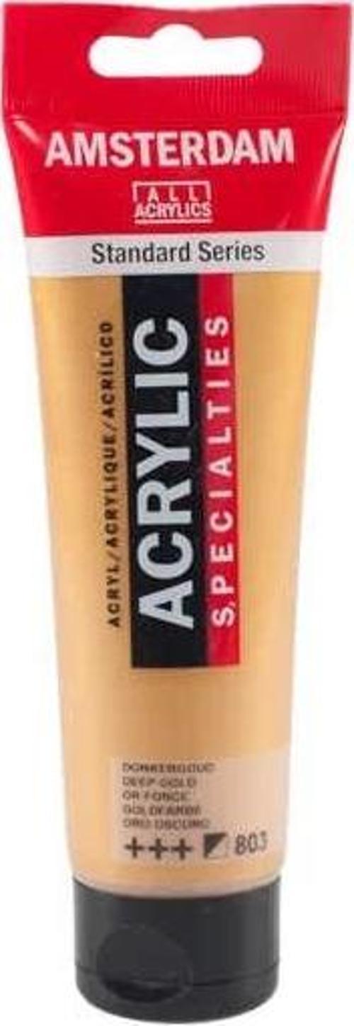 Amsterdam Akrilik Boya 120 ml. 803 Deep Gold (Metalik)