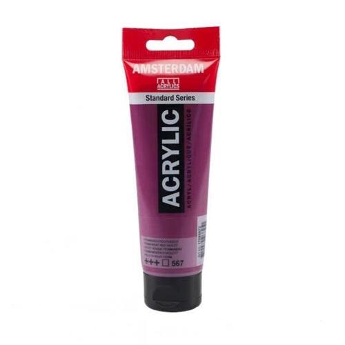 Amsterdam Akrilik Boya 120 ml. 567 Permanent Red Violet