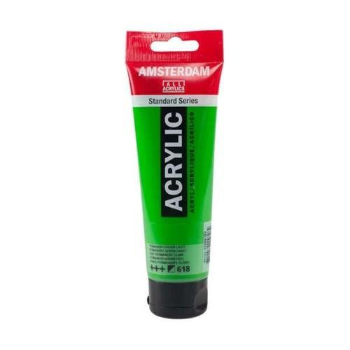 Amsterdam Akrilik Boya 120 ml. 618 Permanent Green Light