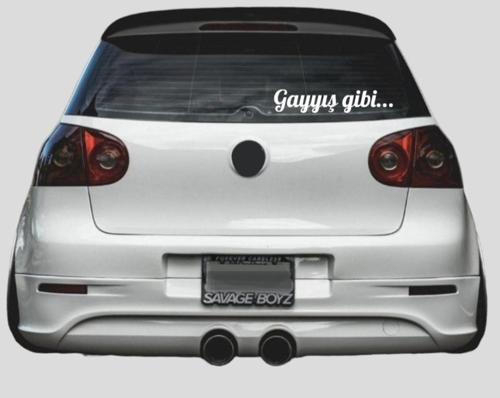 Tofaş Arkası Yazı Tır Traktör Kamyon Sticker Yapışkan Modifiye