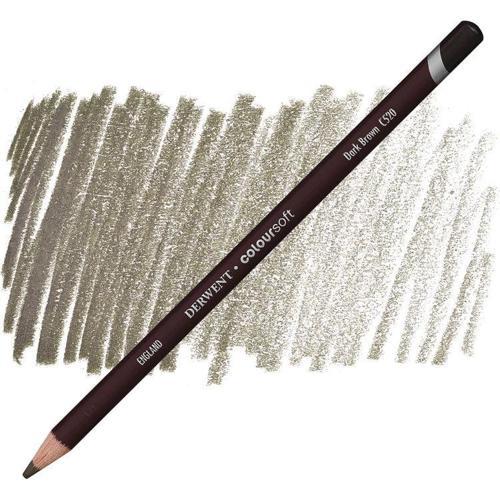 Coloursoft Pencil Yumuşak Kuruboya Kalemi C520 Dark Brown