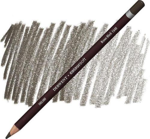 Coloursoft Pencil Yumuşak Kuruboya Kalemi C640 Brown Black