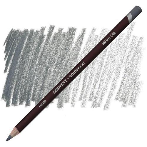 Coloursoft Pencil Yumuşak Kuruboya Kalemi C700 Mid Grey