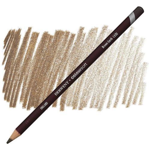 Coloursoft Pencil Yumuşak Kuruboya Kalemi C630 Brown Earth
