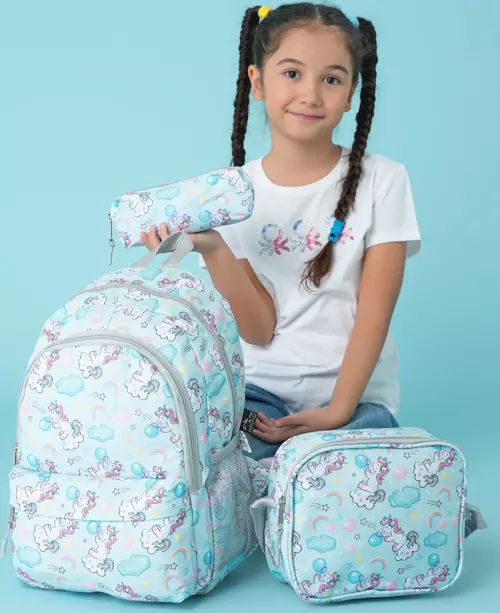 3'lü Okul Çanta Seti BLUE UNİCORN / PLCAN2079.320-1