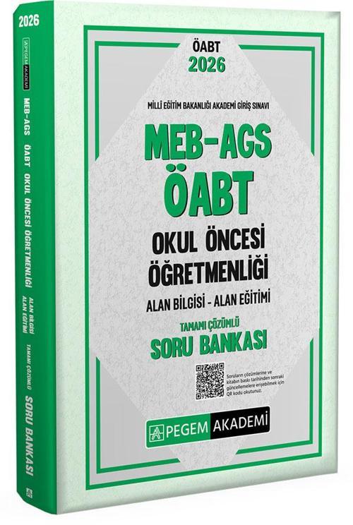2026 MEB AGS ÖABT Okul Öncesi Öğretmenliği Alan Bilgisi - Alan Eğitimi Tamamı Çözümlü Soru Bankası