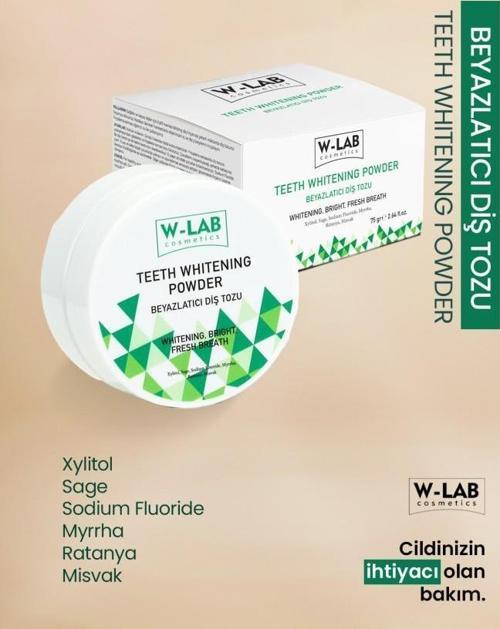 Beyazlatıcı Diş Tozu 75 Gr