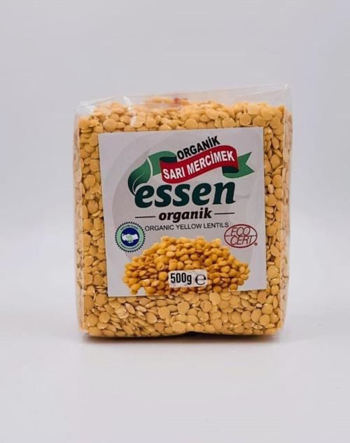 Organik Sarı Mercimek 500 Gr