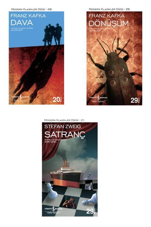 Dava + Dönüşüm + Satranç- 3 Kitap Set - Iş Bankası Özel Set Dava Kitabı