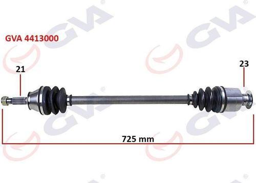 KOMPLE AKS SAĞ RENAULT 9/11 1.4 725mm 85-00  7701349660-7701498957