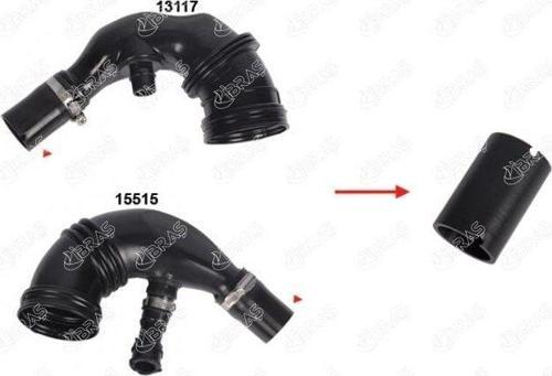 TURBO BORUSU HORTUMU FIORINO-LINEA 1.3 MTJ 07 35mm 6.5cm