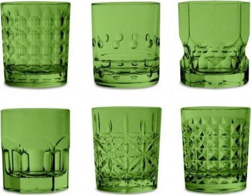 Crystal Touch 6lı Bardak Seti 300ml Yeşil