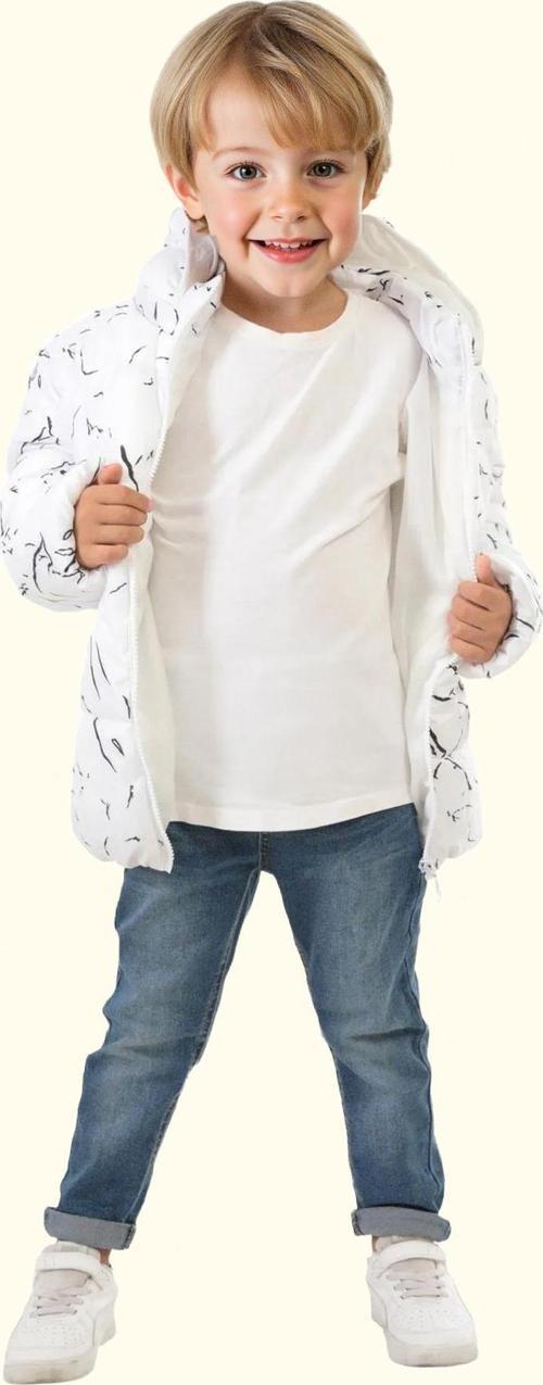 Erkek Çocuk Çıkabilir Kapüşonlu Su Ve Rüzgar Geçirmez Kışlık Şişme Mont & Kaban & Parka