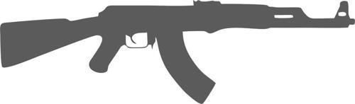 KDMAKSESUAR Keleş Ak47 Silah Oto Sticker