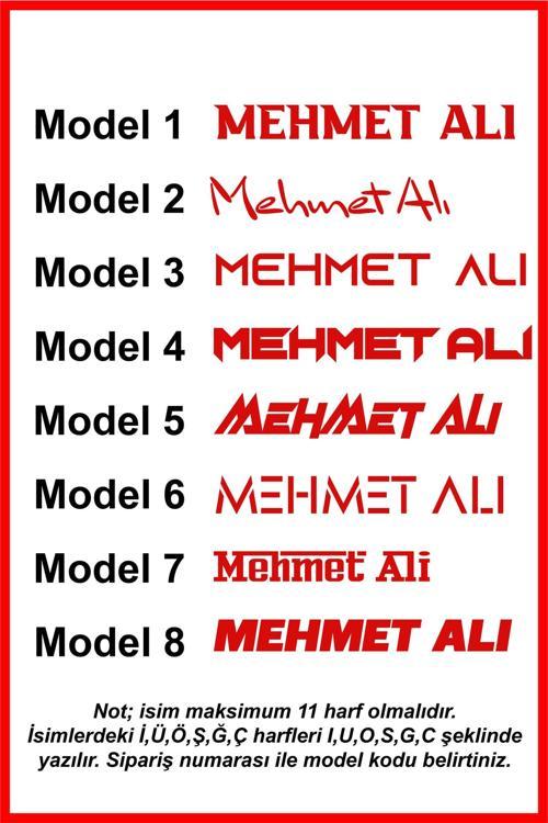 Modern Metal Art Isim Yazı Araba Sticker Çıkartma Oto Sticker Araba Yazı Sticker