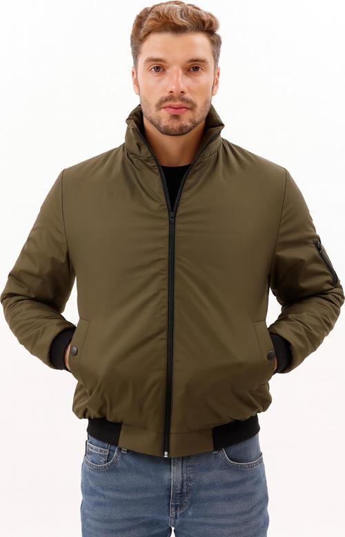 Erkek Astarlı Dik Yaka Mevsimlik Su Ve Rüzgar Geçirmez Mont