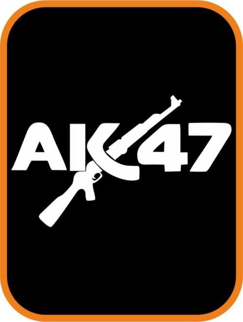 KDMAKSESUAR Ak47 Keleş Oto Sticker Motor Sticker 20x12 Cm Beyaz