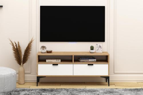 Mera Tv Ünitesi 120 cm Sepet Beyaz