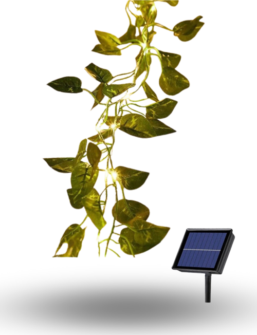 Büro Ev Ofis Bahçesi için 5MT Sarmaşık Dekor Solar Şarjlı Led Aydınlatma