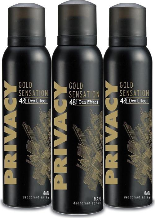 Gold Men Erkek Deodorant 3x150ml