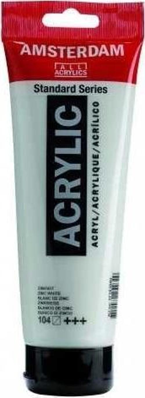 Amsterdam Akrilik Boya 120 ml. 104 Zinc White