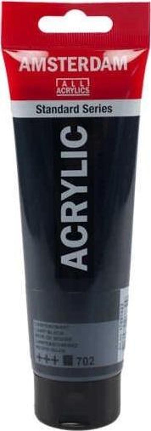 Amsterdam Akrilik Boya 120 ml. 702 Lamp Black